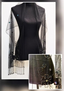 Beaded Shawl 2101